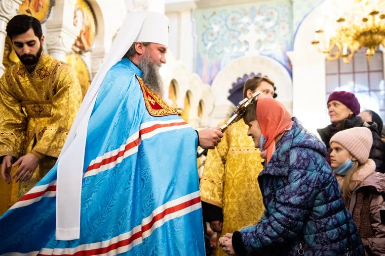 Праздничная Божественная литургия в Храме на Крови. Екатеринбург