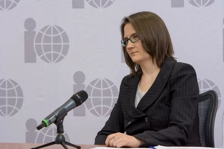 Пресс-конференция с участием губернатора ХМАО Натальи Комаровой.ХМАО, шумакова елена