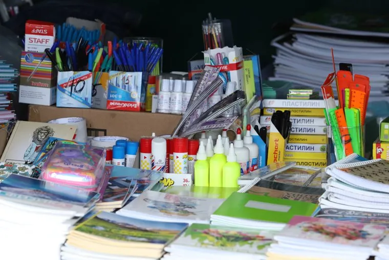 Школьная ярмарка на Центральном рынке. Курган