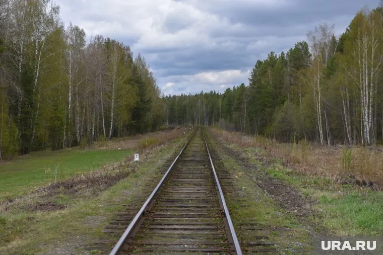 Длина железной дороги — около половины километра