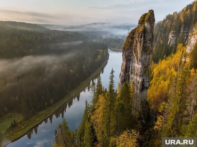 Усьвинские столбы — одна из главных достопримечательностей Пермского края