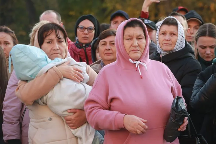 Отправка мобилизованных. Тюмень