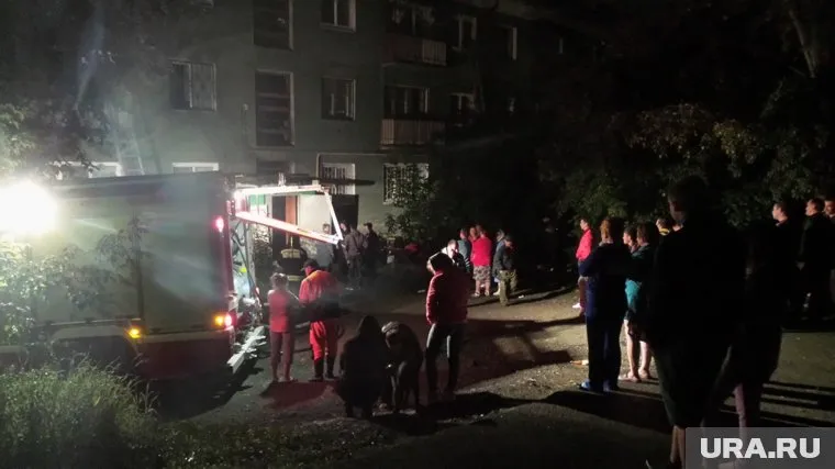 Верхние этажи оказались отрезанными от выхода