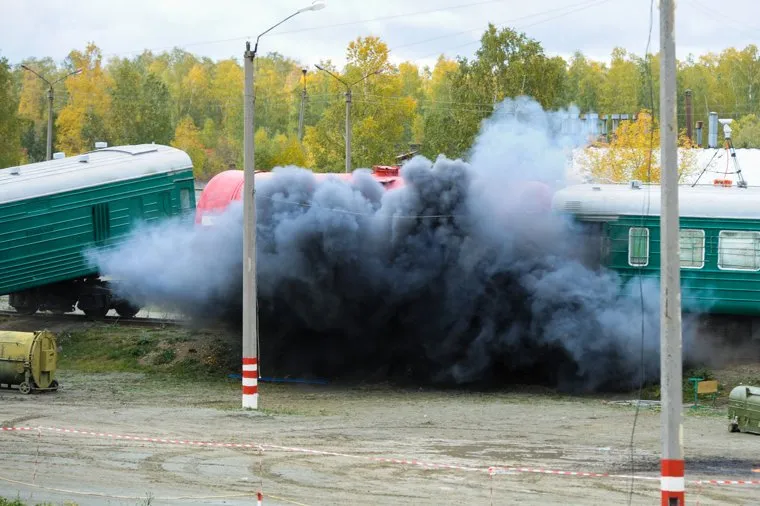 Тактико-специальное учение «Атом-2019» по пресечению террористическогоакта на территории Снежинского и Озерского городских округов. Поселок Новогорный.Челябинская область 