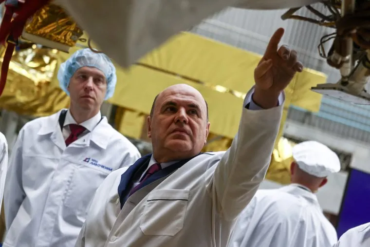 Михаил Мишустин на НПО им. Лавочкина. Москва