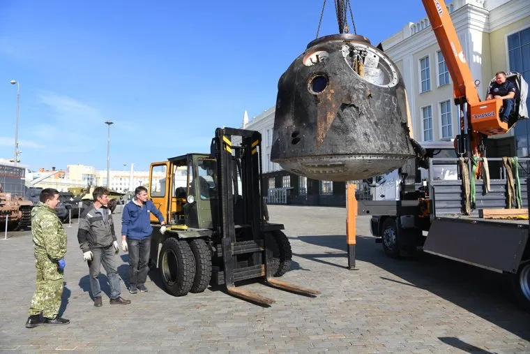 Спускаемый аппарат «Союз МС-09». Свердловская область, Верхняя Пышма