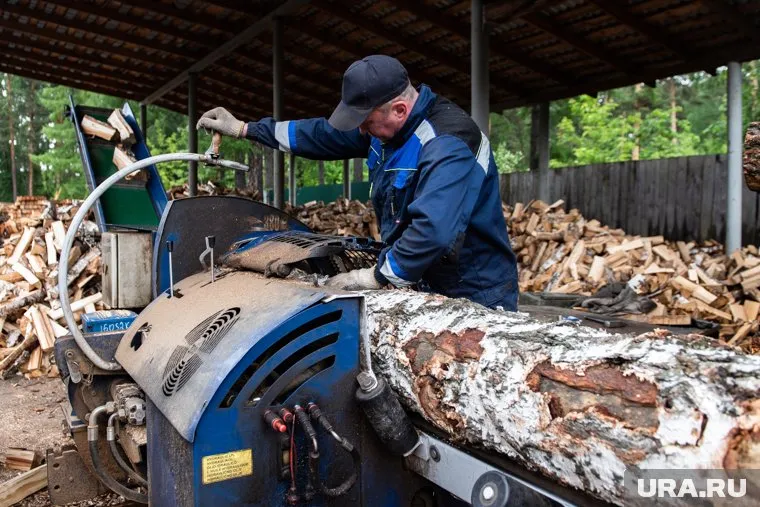 Пилорама необходима бойцам для строительства окопов и блиндажей