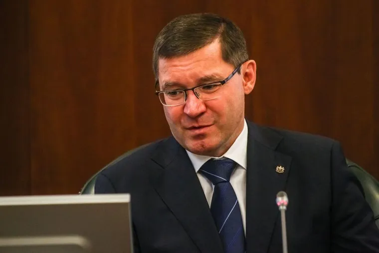 Пресс-конференция губернатора Владимира Якушева, приуроченная к 73-летию Тюменской области. Тюмень, якушев владимир