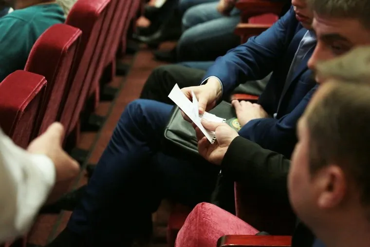 Встреча врио губернатора Пермского края Максима Решетникова с партактивом Единой России в Перми. Пермь