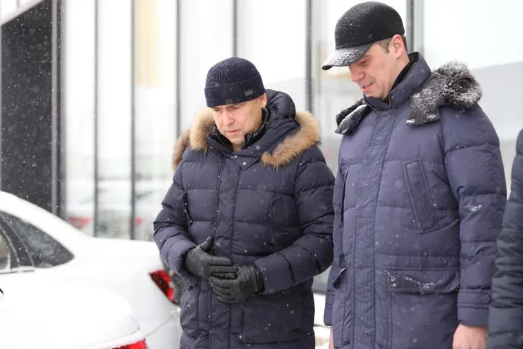 Вручение машин скорой медицинской помощи. Курган 