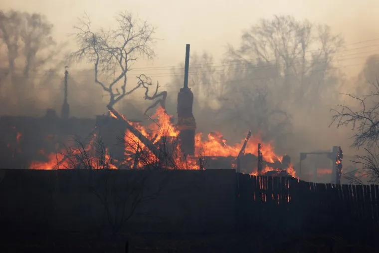 Пожар в Логовушке. Курган