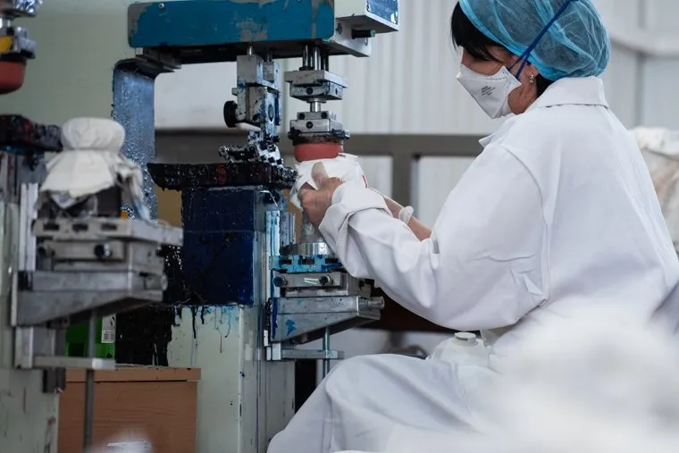 Респираторный цех на производственном предприятии «Уралспецзащита». Свердловская область, Полевской