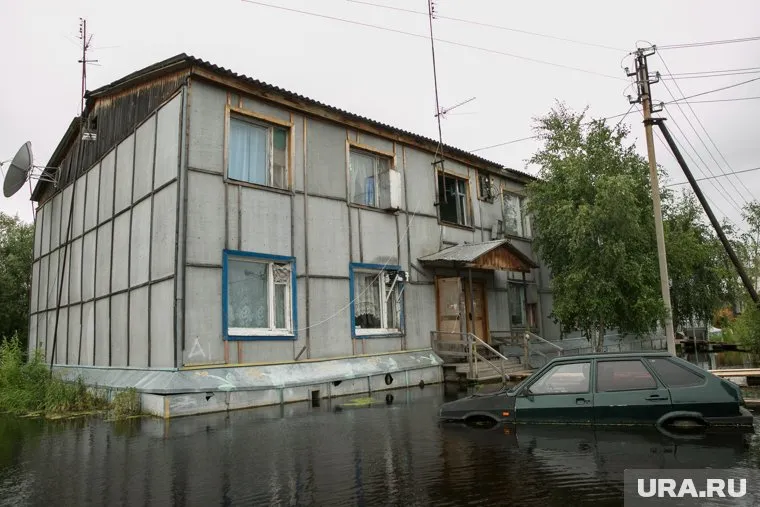 Вода затопила несколько домов (архивное фото)