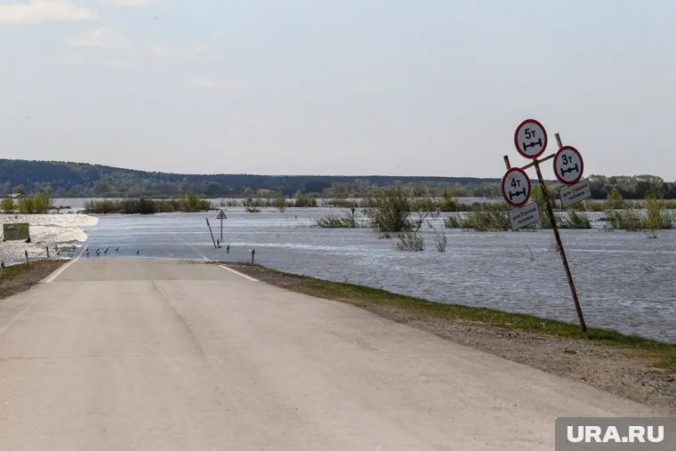 Река Ишим заметно мельчает