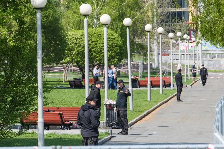 Сквер-на-Драме обнесли забором. Екатеринбург