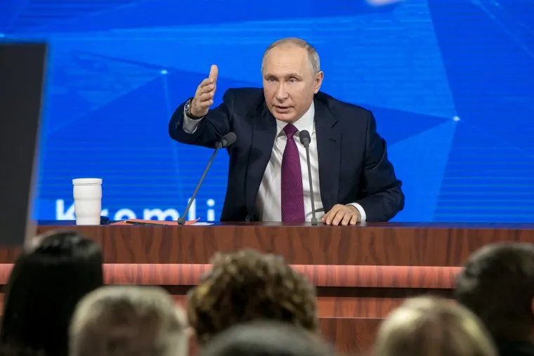 Пресс-конференция Президента России Владимира Путина. Москва