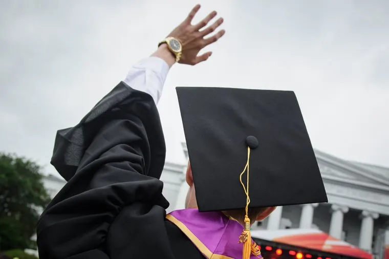 Вручение дипломов выпускникам УрФУ. Екатеринбург