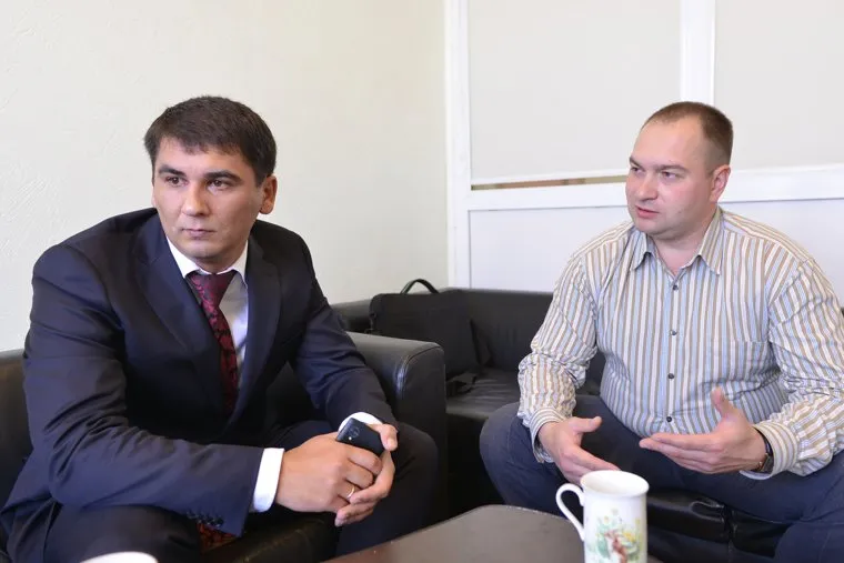 Полицейские на интервью. Челябинск., лиховидько сергей, акулич константин