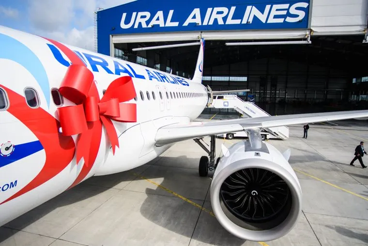 Презентация самолета "Airbus A320neo". Екатеринбург