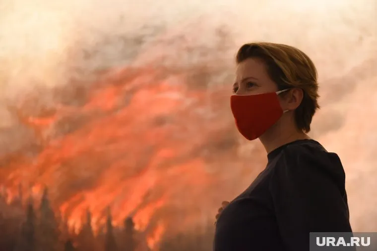 В период лесных пожаров лучше носить на улице маску, сказал Евгений Машковский