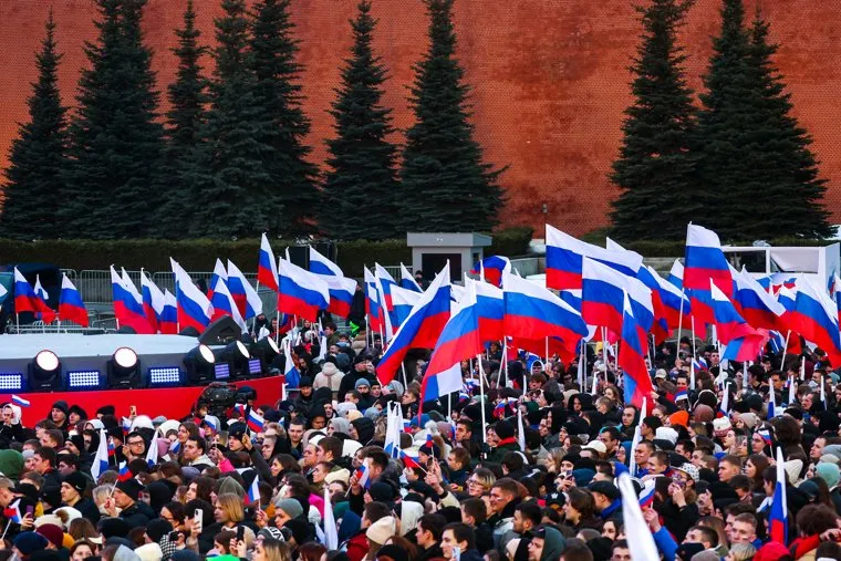 Концерт "10 лет в родной гавани" на Красной площади. Москва