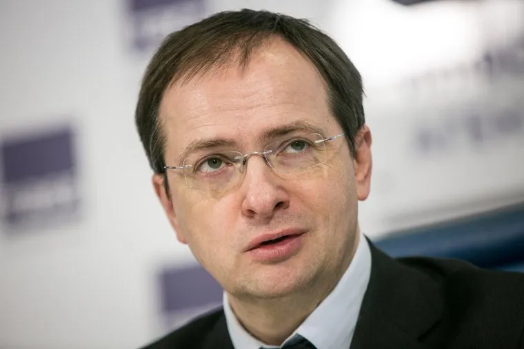 Пресс-конференция в ТАСС с участием Владимира Мединского, посвященная году российского кино. Москва , мединский владимир