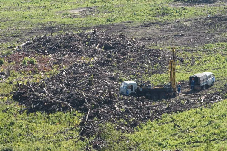 Строительная площадка хранилища РАО. Красноярский край, Железногорск