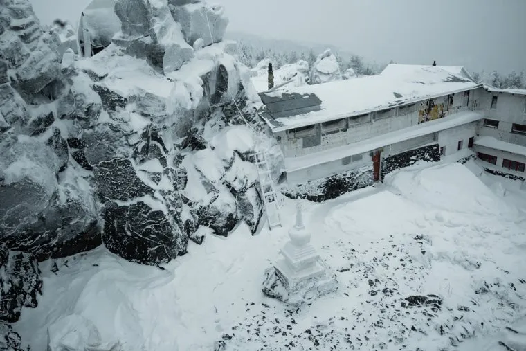 Буддистский монастырь Шедруб Линг. Качканар, ступа, шедруб линг, буддийский монастырь
