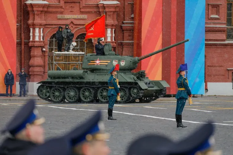 Парад Победы на Красной Площади в Москве. 9 мая 2024