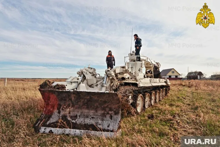 Инженерную машину разграждения доставят в Курган из Уральского учебно-спасательного центра МЧС