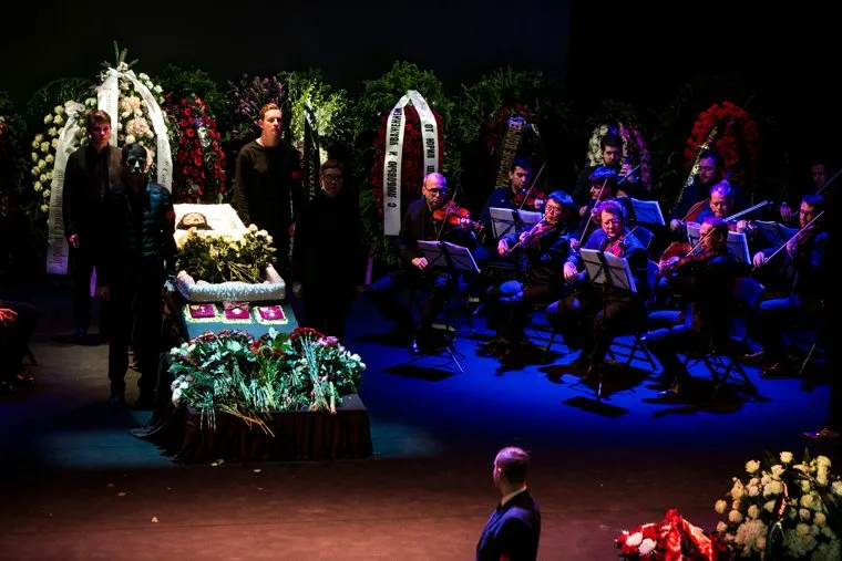 Прощание с Галиной Волчек в театре "Современник"