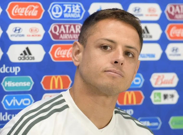 ЧМ-2018. Пресс-конференция и открытая тренировка сборной Мексики по футболу. Екатеринбург, чичарито, балькасар хавьер эрнандес, balcazar javier hernandez, chicharito