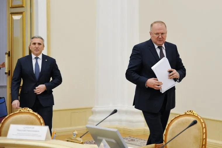Совещание с полномочным представителем Президента Николаем Цукановым о реализации указаов президента. Тюмень
