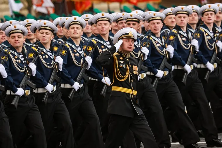 Парад Победы на Красной площади в Москве. Москва