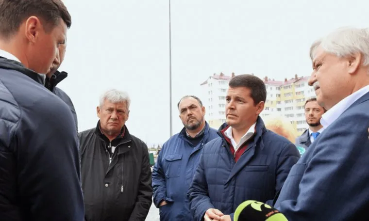 Объезд округа губернатором Ямала Дмитрием Артюховым. ЯНАО