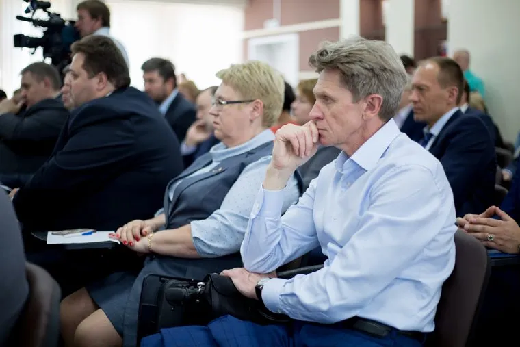 Встреча губернатора Максима Решетникова с главврачами пермских больниц по поводу развития системы здравоохранения. Пермь, зубарев анатолий