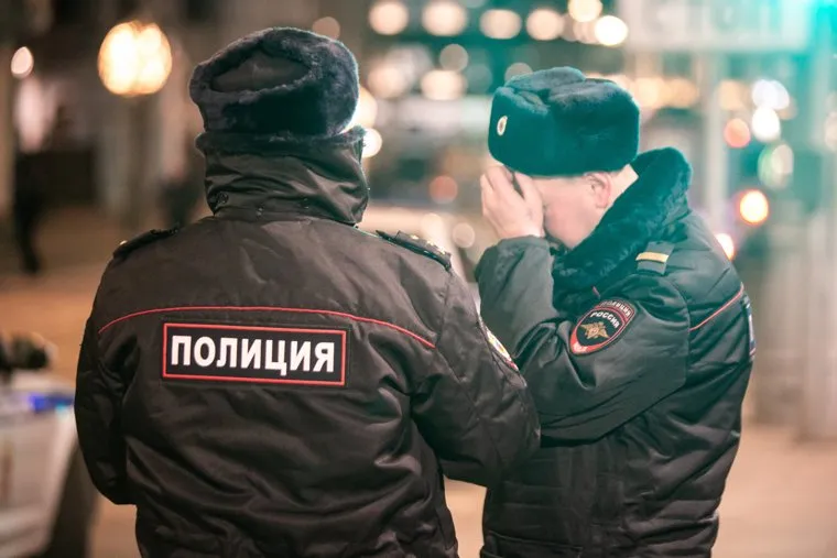 Лубянская площадь после проишествия со стрельбой у здания ФСБ России. Москва