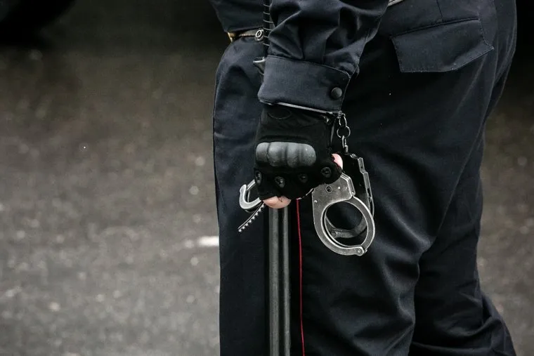 Клипарт "Полиция, доставка подследственного". Москва