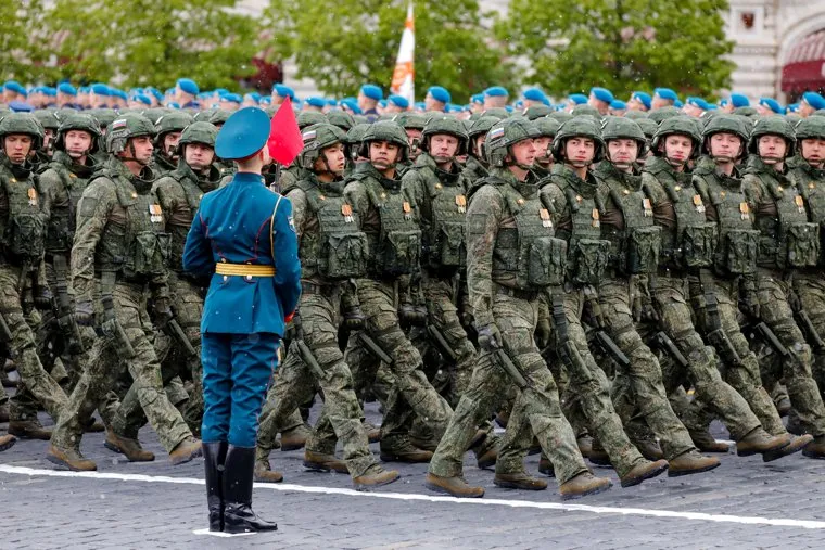 Парад Победы на Красной Площади в Москве. 9 мая 2024