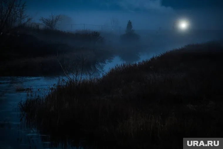 В районе автодороги густой туман