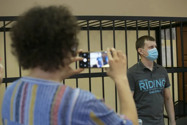 Павел Тигеев в суде. Тюмень