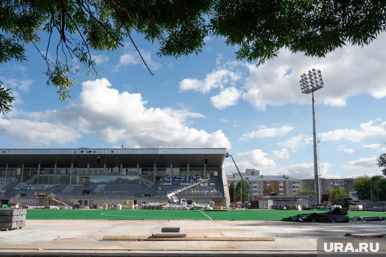Скоро на обновленном стадионе начнут тренироваться спортсмены (архивное фото)