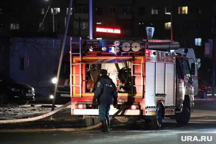 Люди на пожаре не пострадали