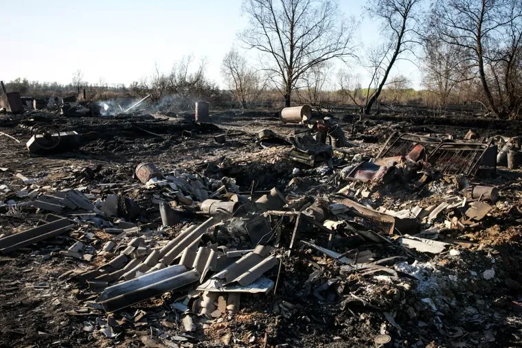 Бачелино, пожары. Тюмень