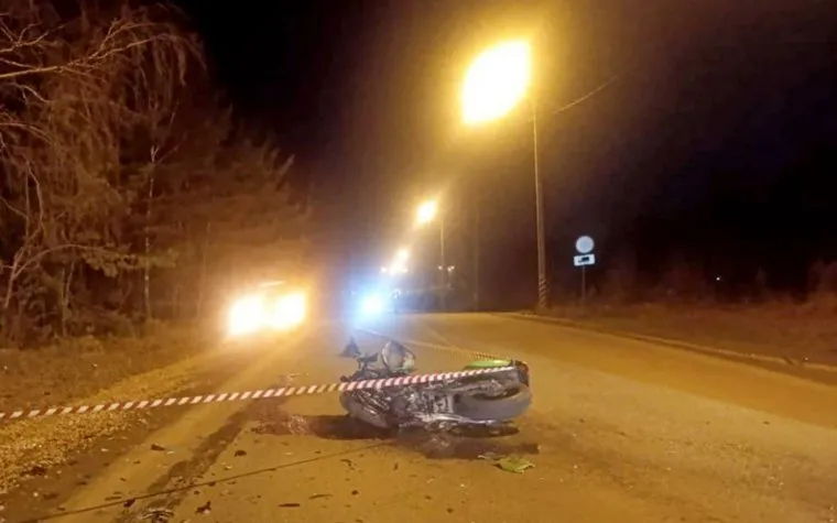 От полученных травм мотоциклист погиб