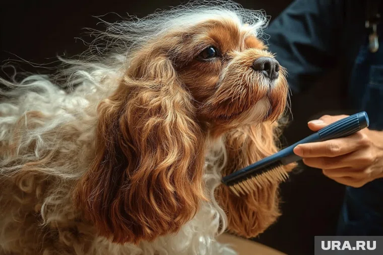 Осенью линька у собак длится 2-3 недели