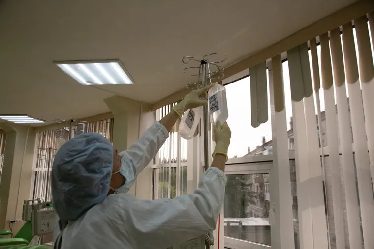 Химио-теропевтическое отделение ГАУЗ ТО "МКМЦ "Медицинский Город". Тюмень