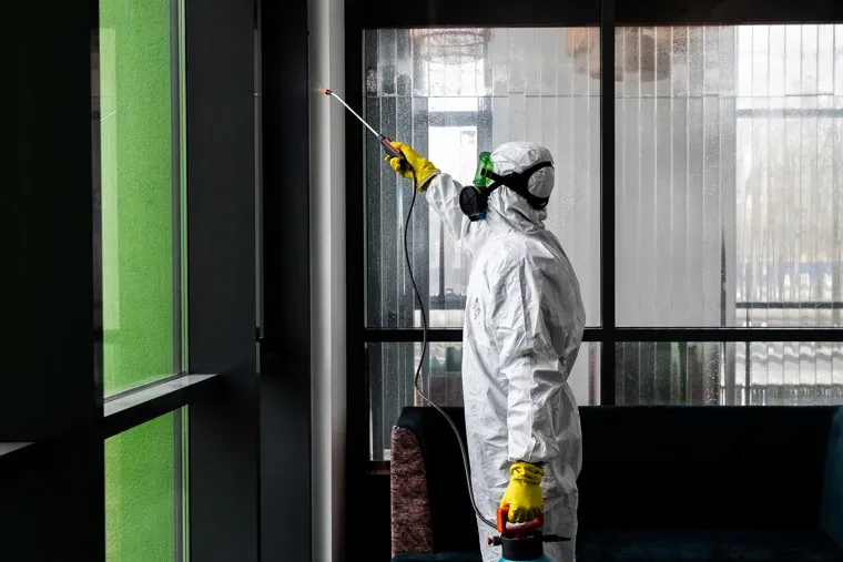 Дезинфекция подъезда в Жилом комплексе «Малевич». Екатеринбург