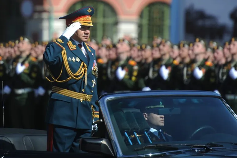 Генеральная репетиция парада на Красной площади. Москва