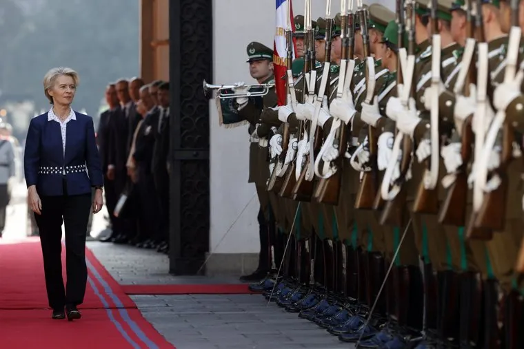 Визит главы Еврокомиссии Урсулы фон дер Ляйен в Чили: фото